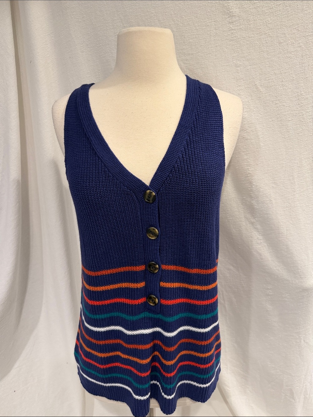 Radiance high shoulder knit top